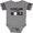 Football Heather and Smoke, variant on Inktastic Cleveland Vs. the World with Baseball Boys or Girls Baby Bodysuit