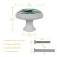 thumbnail image 5 of Sea Lion Fluorescent Drawer Pulls: Round 4-Pack, Glow-in-the-Dark Knobs for Cabinets, Wardrobes, and Dressers - Furniture Decor with Dresser Handles, Pulls, 5 of 6