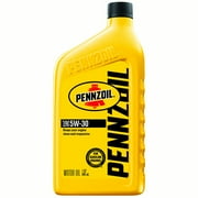 Pennzoil High Mileage Conventional 10W-30 Motor Oil, 5 Quart