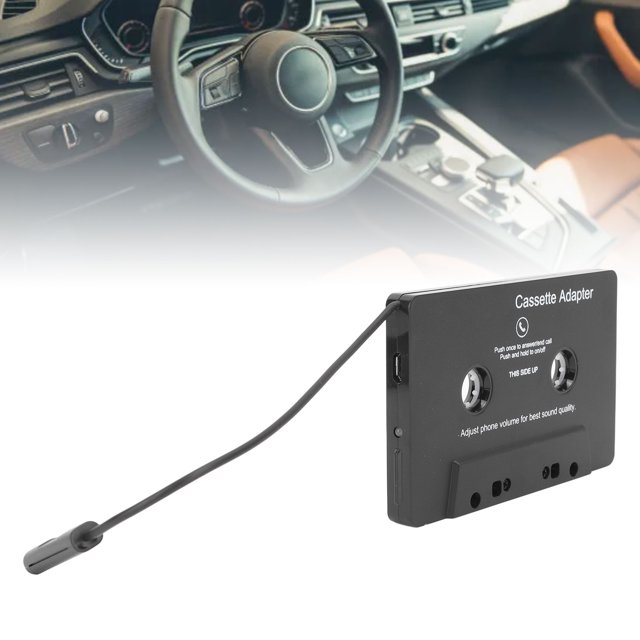 Receptor De Sonido De Casete, Llamada Manos Libres, Reducción De Ruido Multifuncional, Adaptador De Casete 5,0 Para Coche