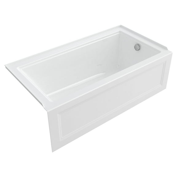 American Standard Town Square S 60 x 32-Inch Integral Apron Bathtub With Right-Hand Outlet