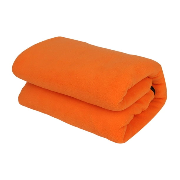 Forro para saco de dormir shamjiam manta de camping para adultos y niños Naranja Tamaño 180 cm x 80 cm