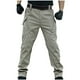 thumbnail image 1 of Pantalones largos para hombre, pantalones deportivos casuales con bolsillos cargo y cordones, pantalones largos tipo lápiz, pantalones de poliéster para hombre, 1 of 8