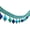 blue, variant on 3Yard Colorful Trim Ball Fringe, Decorative Ball Beaded Garland for Curtains, Lampshades, Pillows, DIY Craft Decor, Ball Edge Trim for Home Sewing Projects