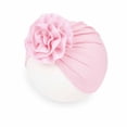 thumbnail image 2 of Beanie Hats Kids Large Flower Knot Donut Bow Beanie Turban Hat Cap Muslim Bonnet Headwrap Beanies Hats for Girl Boy 0-2 Years under $10, 2 of 2