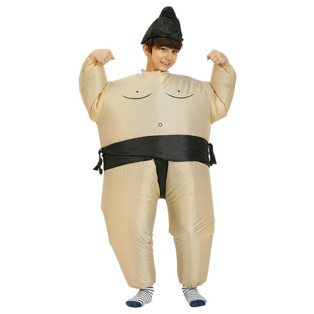 Disfraz Inflable de Luchador de Sumo, Disfraces Infles Divertidos de Halloween, Traje Divertido inflable, Ligero e impermeable Costuras Duraderas, Traje de Lucha Libre