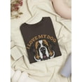 thumbnail image 3 of I Love My Dog T-Shirt Women -Image by Shutterstock, Female Small, 3 of 4