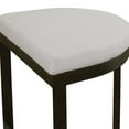 thumbnail image 4 of Uttermost Ivanna 26" Metal and Fabric Counter Stool in Matte Black, 4 of 10