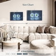 thumbnail image 4 of Elephant Stock White Daisies Wall Art - Horizontal Canvas Wall Art - Living Room Wall Decor - Floral And Botanical Canvas - Blue And White Decor - 36" x 24", 4 of 8