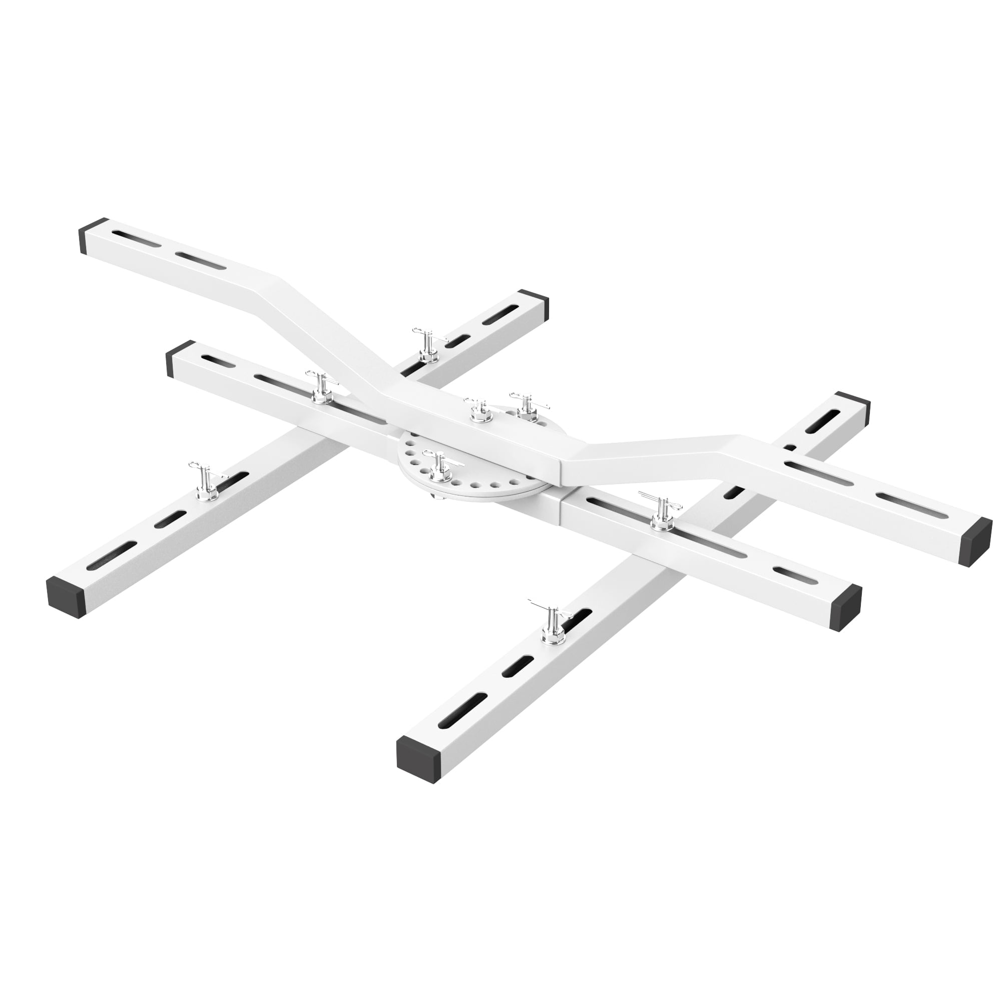 HOHYN Heavy Duty Universal Ceiling H-Bracket, 200 LB Capacity with 360° Rotation, Fits 16″/24″ Joists, Silent & Vibration-Free for AC, Heater & Fixture Mounting