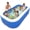 Blue, variant on TaoTronics Inflatable Swimming Pools, 120'' x 72'' x 20'' Blow up Swimming Pools, Kiddie Pool Large Size Thickened Blow up Swimming Pools Play Center for Kids Children Family Outdoor Garden Backyard