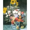 thumbnail image 2 of Mixed Flowers In A Earthenware Pot - CANVAS OR FINE PRINT WALL ART, 2 of 2
