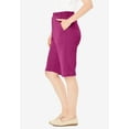 thumbnail image 3 of Woman Within Plus Size 7-Day Knit Bermuda Shorts, 3 of 3