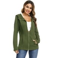 thumbnail image 7 of Purcoar Women's Long Sleeve Full-Zip Hoodie Jacket Cotton Sweatshirt, 7 of 7