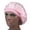 Pink, variant on Satin Sleep Bonnet for Women, Wide Elastic Band Soft Night Sleeping Cap, Silk-Like Hair Bonnet for Curly Natural Braided Hair Overnight Protection