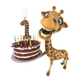 thumbnail image 5 of Giraffe birthday candle (7 candle), number 7 birthday candle, themed party decorations, birthday cake decorations, 5 of 7