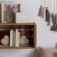 thumbnail image 2 of Bouclair White & Natural Set of Two Wooden Heart Bookends, 2 of 9
