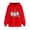 A-Red304, variant on XIAOCHA Women Hoodies Happy New Year Graphic Hoodie Beige Pullover Sweatshirt Festive Print Long Sleeve Pocketed Top New Year Holiday Wear