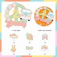 thumbnail image 7 of Two Groovy Party Decorations - 25PCS Two Groovy Cake Cupcake Toppers Groovy Cupcake Picks for Girl 2nd Birthday Party Hippie Boho Birthday Party Supplies, 7 of 7