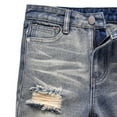 thumbnail image 6 of Usaibhir 5-13T Boys and Teen Zipper Skinny Fit Ripped Jeans Pants Kids Outdoor Destroyed Distressed Stretch Washed Denim Jeans Pants, 6 of 9