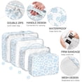 thumbnail image 3 of Set de 8 unidades para maletas, organizador de viajes, de Packing Cubes, color azul, 3 of 7