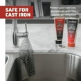 thumbnail image 3 of Camp Chef Chainmail Scrubber - 7x7 Inch Stainless Steel Cookware Cleaner for Cast Iron & Steel Griddles, 3 of 7