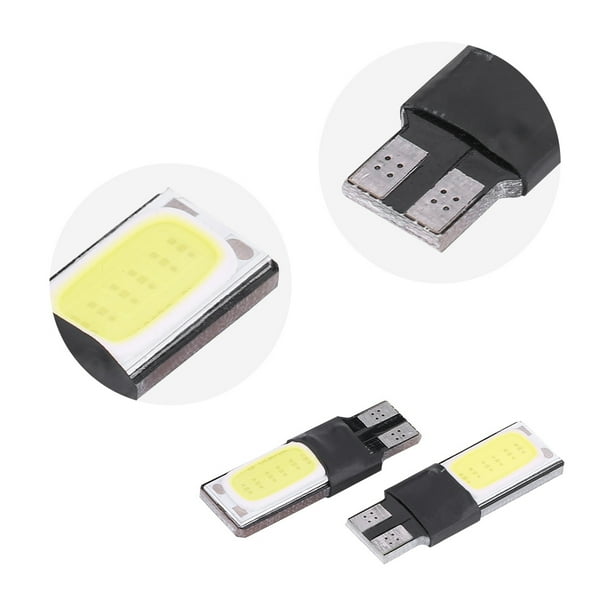 Paquete De 10 T10 W5W 6SMD Bombilla LED Canbus COB Luces De Placa De Señal Lateral Para Varios Vehículos