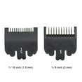 thumbnail image 1 of Tool 2PCS Cutting Guide Comb Hairdressing Tool 1.5mm 3mm Set Colorful Limit Comb Set Compatible with  Electric Hair Clipper, 1 of 5