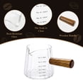 thumbnail image 2 of Glass 6 oz Espresso Shot Cup with Handle, V-Shaped Spout for Coffee, Milk and Syrups, 2 of 7
