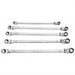Mountain 5 Piece Metric Wrench Set 8 19mm 90 Tooth Extra Long Flexible Walmart