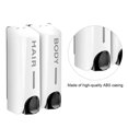 thumbnail image 2 of 350ML Shower and Lotion Dispenser Versatile for Bathroom Washroom (White a head), 2 of 6