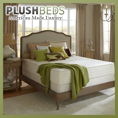 PlushBeds 9" MediumFirm Botanical Bliss Organic Latex Mattress Cal