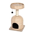 thumbnail image 2 of MidWest Homes for Pets Scout Cat Tree, Woven Rattan Cat Furniture with Sisal Scratching Posts, 2 of 2