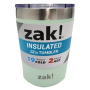 Zak! Designs 12oz Double Wall Stainless Steel Tumbler, Mint Green