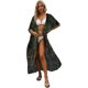 thumbnail image 1 of Women's Swimsuit Beach Cover Up Tie Dye Open Front Long Kimono Bikini Beachwear, 1 of 4