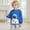 Blue, variant on ZOYOEN Toddler Boys Graphic Sweatshirt- Soft Cotton Long Sleeve Casual Pullover Kids Fall Winter Clothes Blue Size 2-7 T