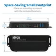 thumbnail image 5 of Tripp Lite Hdmi Kvm, 2-port 4k 60hz 4:4:4, Hdr, Hdcp 2.2 Support, Ir Remote And Usb Cables - Kvm / Audio / Usb Switch - 2 X Kvm / Audio / Usb - 1 Local User - Desktop, 5 of 5