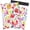 Bright Flowers, variant on 100 Pack Poly Mailers 10x13, Cute Packaging Envelope Mailers Polymailers Packaging for Small Business, Shipping Bags for Clothing Boutique Supplies with Self Seal Strip (Marble White-Thank You)