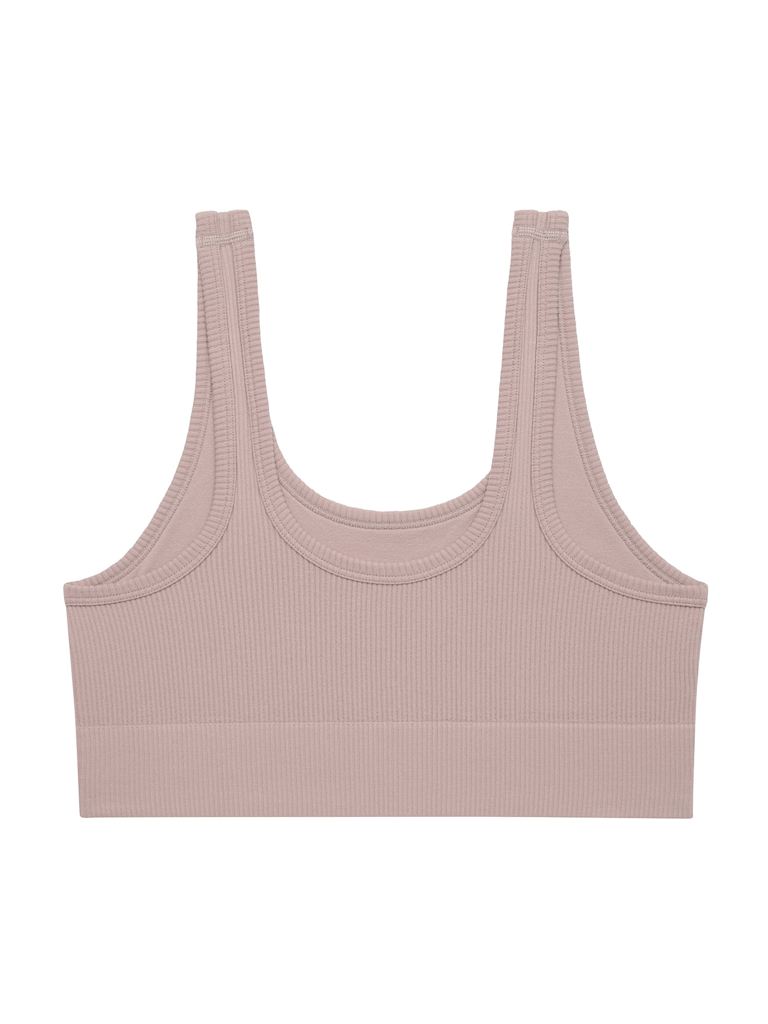 No Boundaries Double Scoop Seamless Bra, Women’s and Women’s Plus, Sizes XS- 3XL