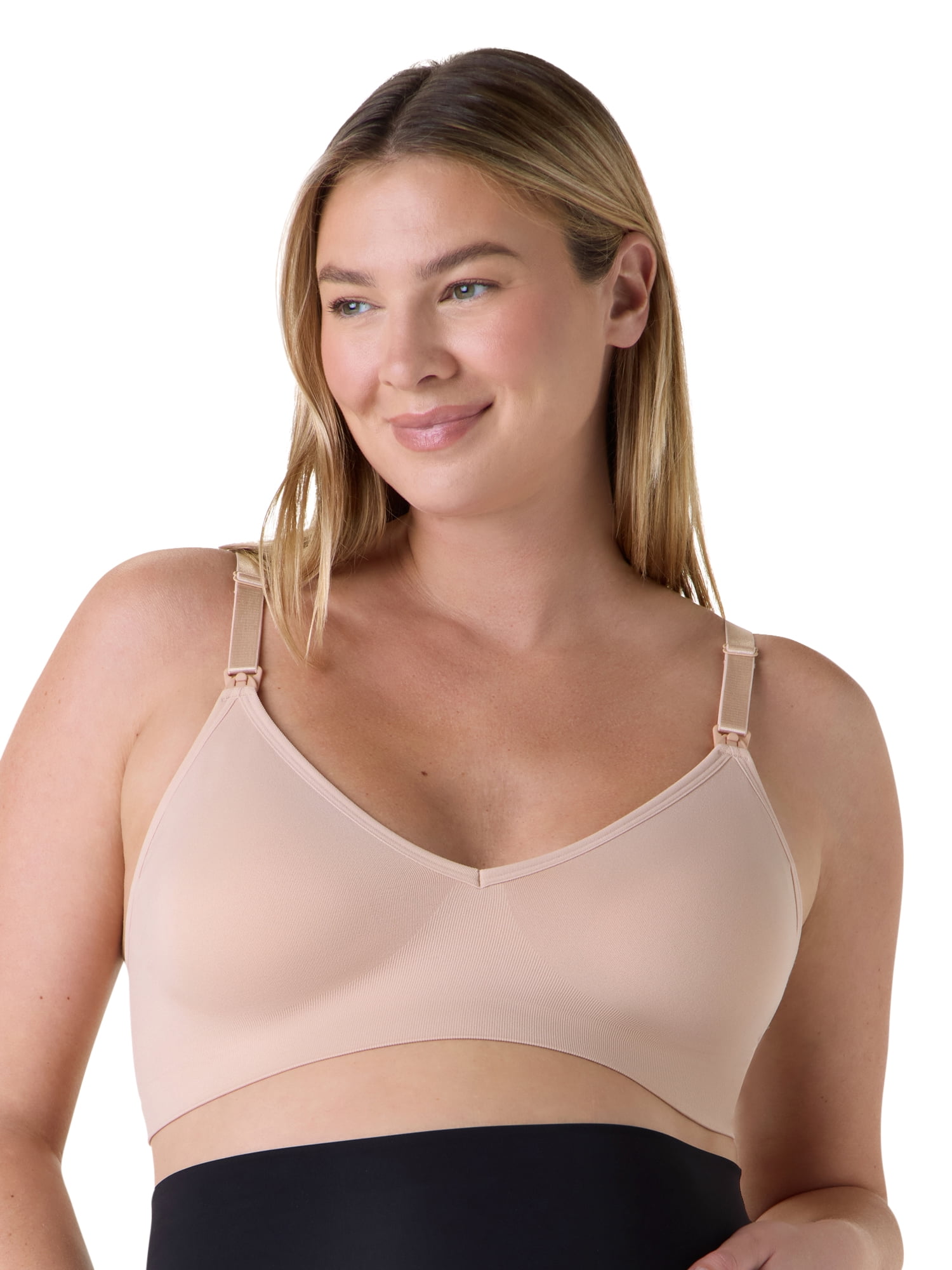 Ingrid & Isabel For Every Belly Women's Maternity & Nursing Seamless, 3-Pack Bra, SizesS-XXXL