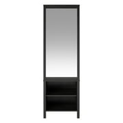 Ameriwood Home Wimberly Wardrobe with Mirror, Black Oak