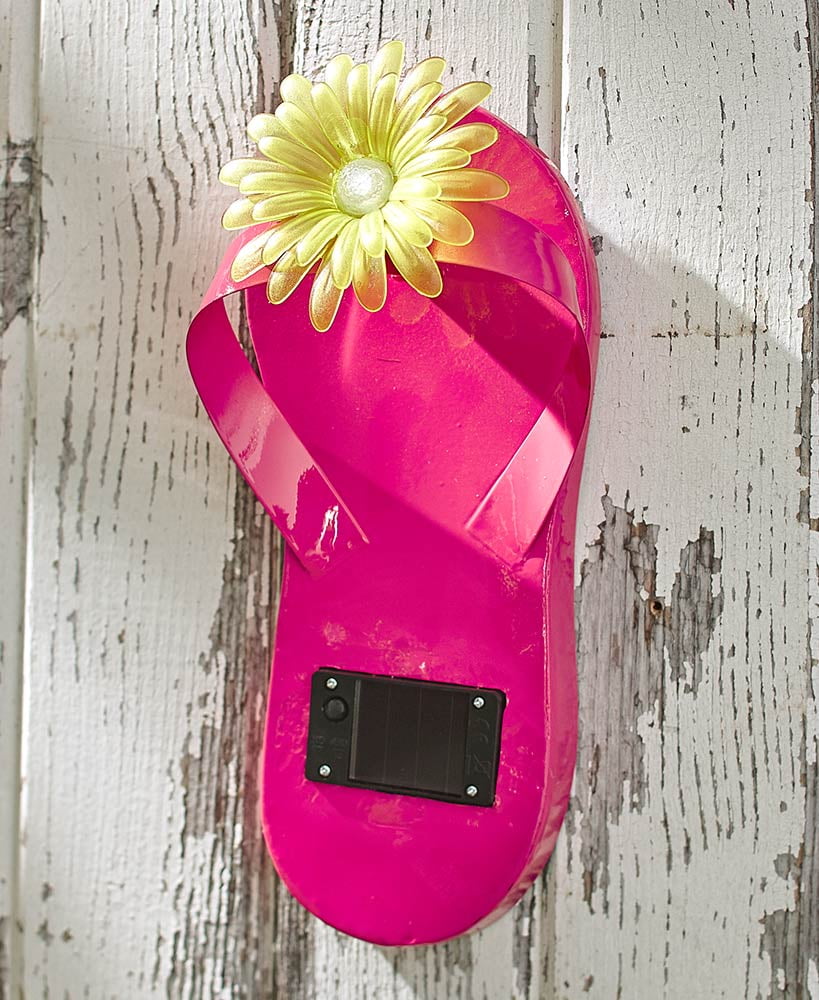 Solar Lit FlipFlopsPink