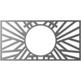 thumbnail image 4 of 22"W x 11"H x 8 1/8"ID x 3/4"P Hoover Architectural Grade PVC Pierced Ceiling Medallion, Nickel, 4 of 10