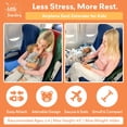 thumbnail image 4 of Cama de avión para niños pequeños y extensor de asiento Little Traveler: cama de avión acogedora y de fácil configuración para niños de 1 a 4 años, 4 of 5