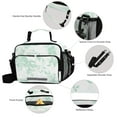 thumbnail image 4 of 6L Leakproof Lunch Tote with Thermal Lining Lunch Bag Picnic Cooler Bag Mint Green Rabbits, 4 of 9