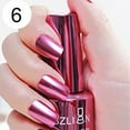 thumbnail image 1 of HEVIRGO 18ml Lasting Solid Color Metallic Mirror Effect Nail Art Polish Varnish Decor, 1 of 10