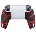 thumbnail image 6 of PlayVital Anti-Skid Sweat-Absorbent Professional Controller Grip for PS5 Controller, Textured Soft Rubber Pads Handle Grips for PS5 Controller - Black Red Camouflage, 6 of 9