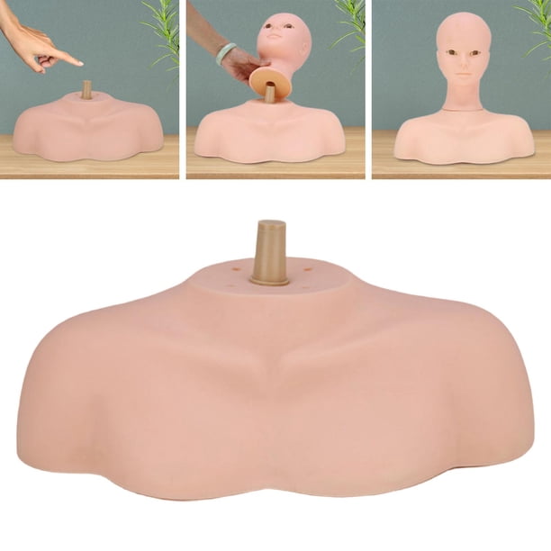 Soporte de cabeza de maniquí, modelo de hombro estable profesional de peluca liviana soporte de peluca de peluca para la configuración del salón en