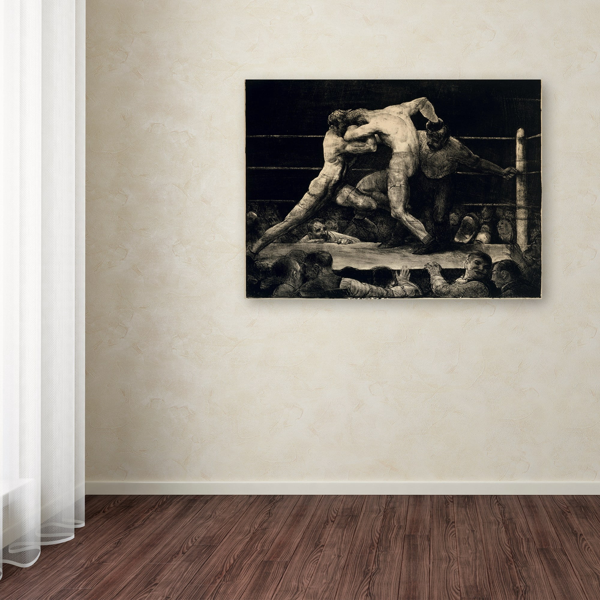 George Bellows 'A Stag At Sharkeys' Canvas Art