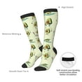 thumbnail image 4 of Rateoe Avocado for Exercise Pattern Women’s Knee High Crew Socks,Trouser Socks Comfortable, Breathable, Moisture-Wicking and Soft, 4 of 6
